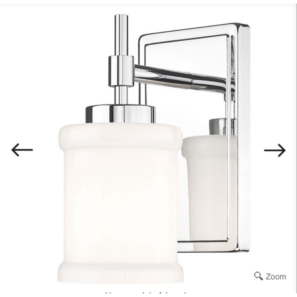 Z-Lite Cadoc 1-Light Wall Sconce, model number 622-1S-CH Chrome